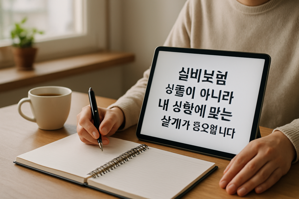 마무리: 실비보험, 상품이 아니라 "내 상황에 맞는 설계"가 중요합니다??寃?좏븯???먯뿰?ㅻ윭???쒓뎅 ?곷떞 ?섍꼍